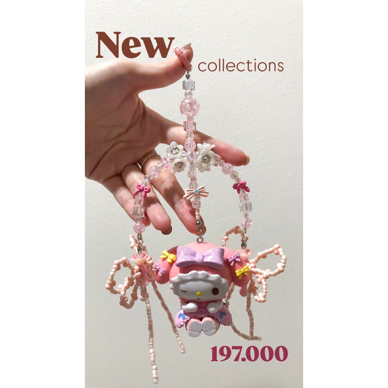 Phone Strap Bag Charm || My melody Hanging