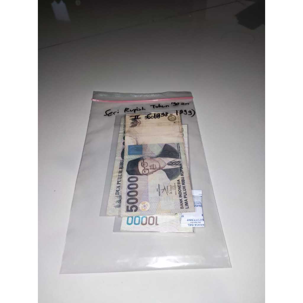 Set Uang Kertas Lama Indonesia Seri Rupiah Tahun’90-an II 3Pcs