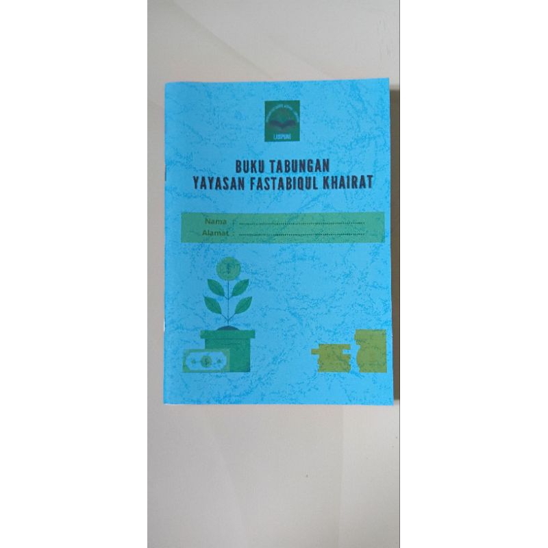 

buku tabungan custom