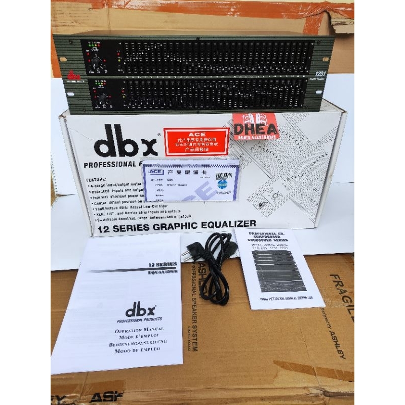 Equalizer DBX1231 DBX 1231 Grade A 2 x 31 Channel Dual Channel Equalizer DBX Graphic 3U Ori China Wa