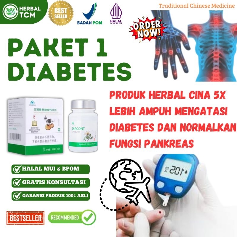 

(FITOFARMAKA) PAKET DIABETES CINA HERBAL AMPUH