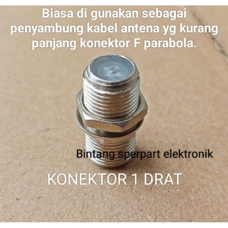 KONEKTOR DRAT 1 ANTENA TV KONEKTOR KABEL ANTENA TV KONEKTOR PARABOLA