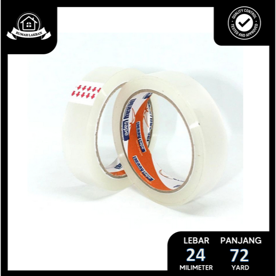 

Isolasi Bening 24mm x 72 Yard - 1 Roll (Satuan) - Berry Tape