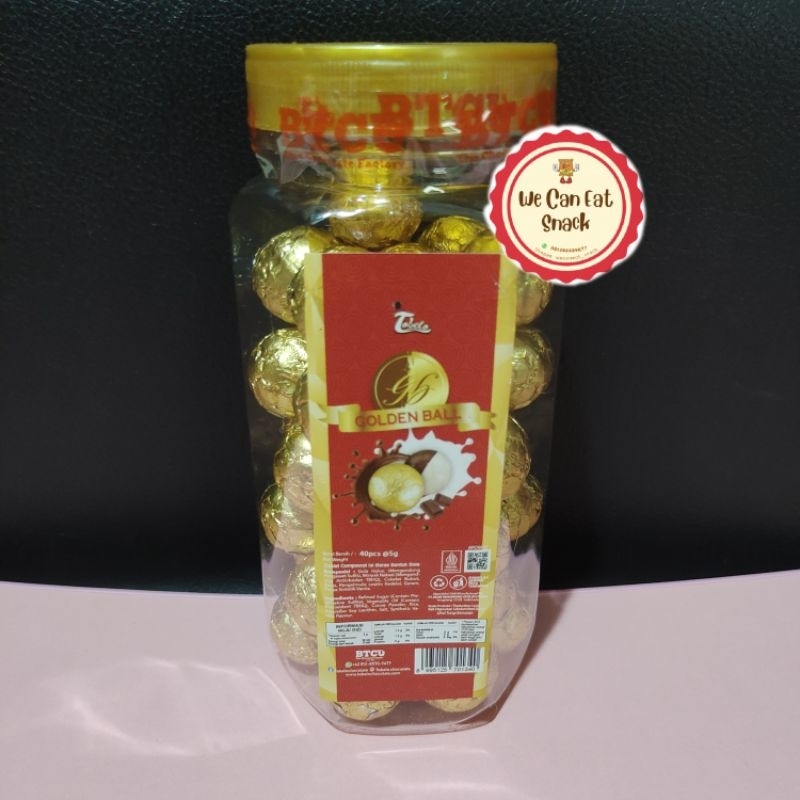 

Tobelo Golden Ball Coklat Bentuk Bola Toples