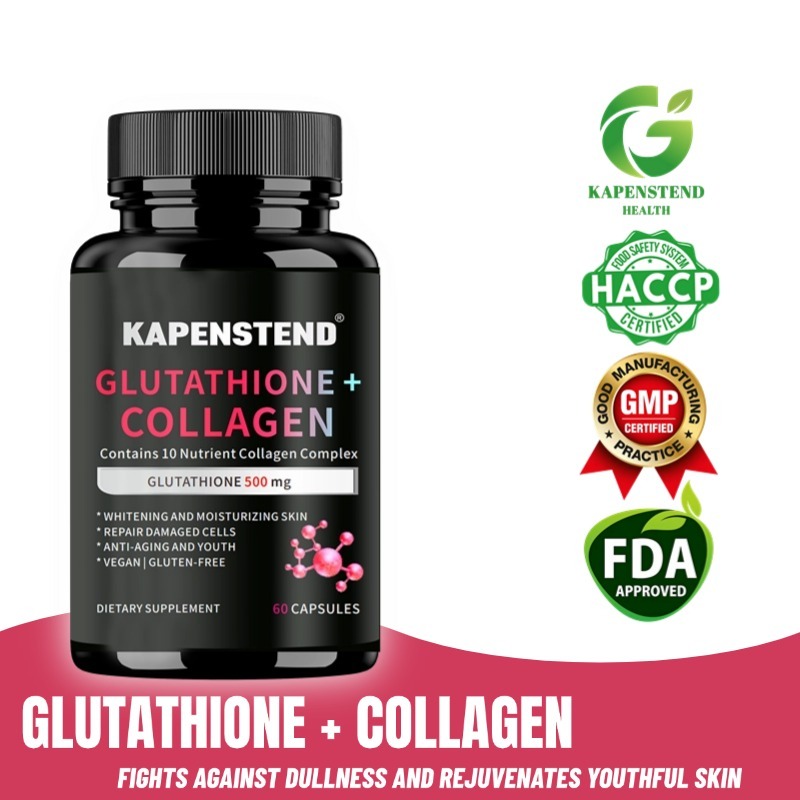 Glutathione kolagen anti penuaan kulit mencerahkan kulit memutihkan kolagen kapsul kecantikan