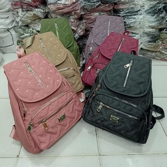 Hana Coll Tas Ransel Tutup Resletin diri terbaru Harga grosir