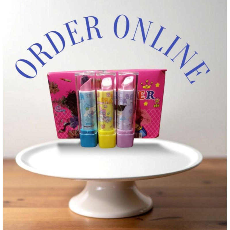 

Penghapus Pencil STIP / ERASER MODEL LIPSTICK 24 pcs