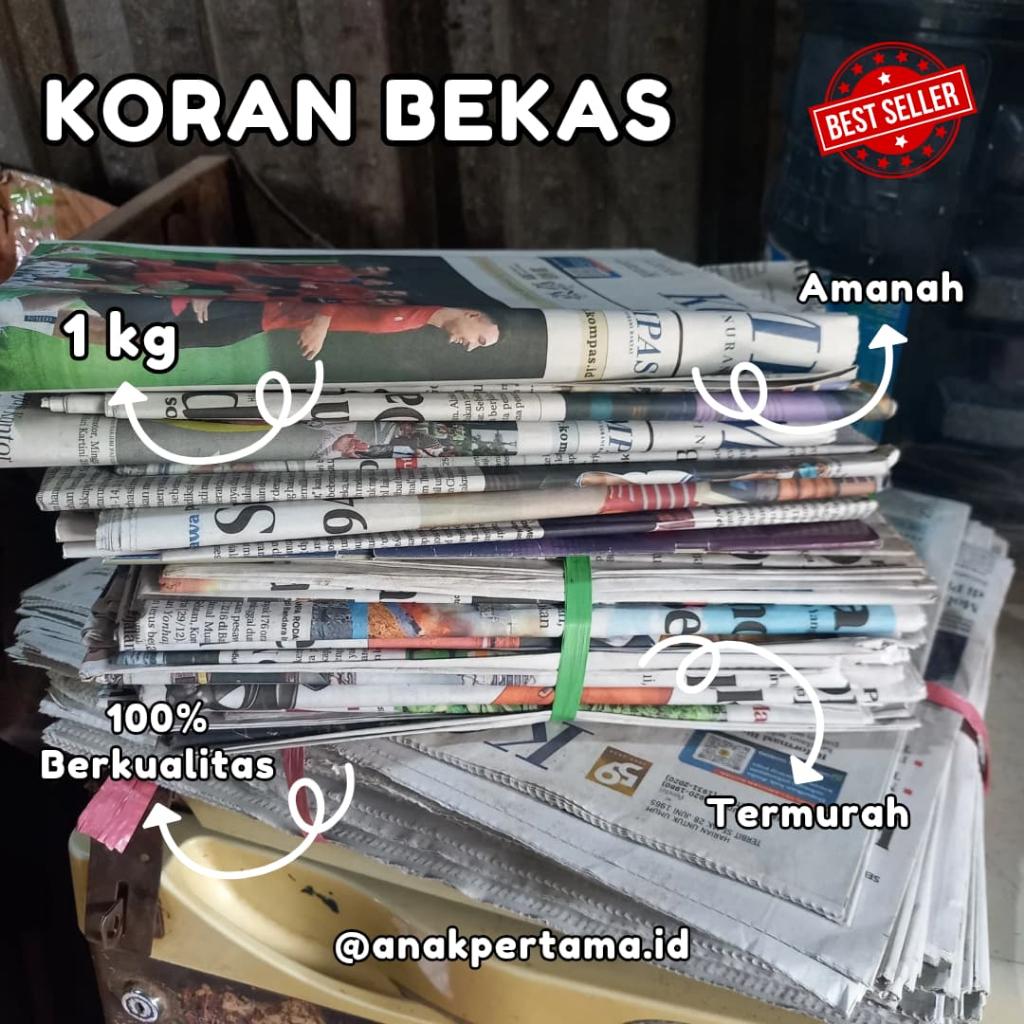 KORAN BEKAS KILOAN 1 KG | KORAN BEKAS MURAH | KORAN BEKAS ECERAN |