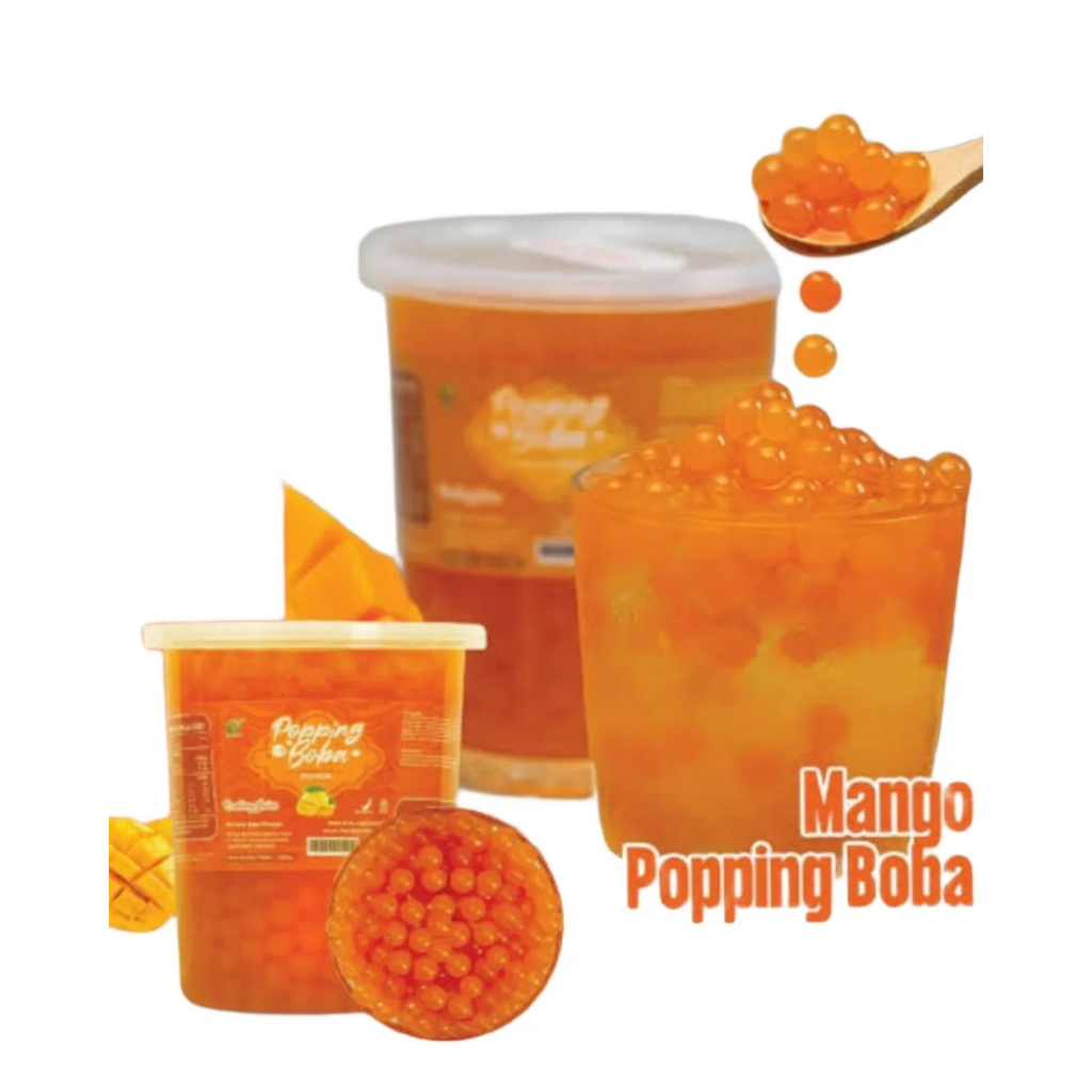 

Popping Boba Leci Mango Strawberry