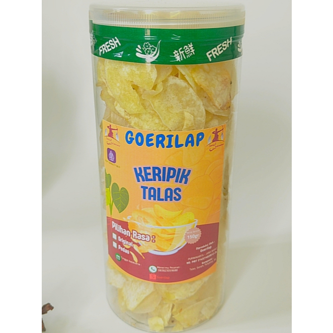 

GOERILAP KERIPIK TALAS RENYAH DAN GURIH KEMASAN TOPLES 150GR