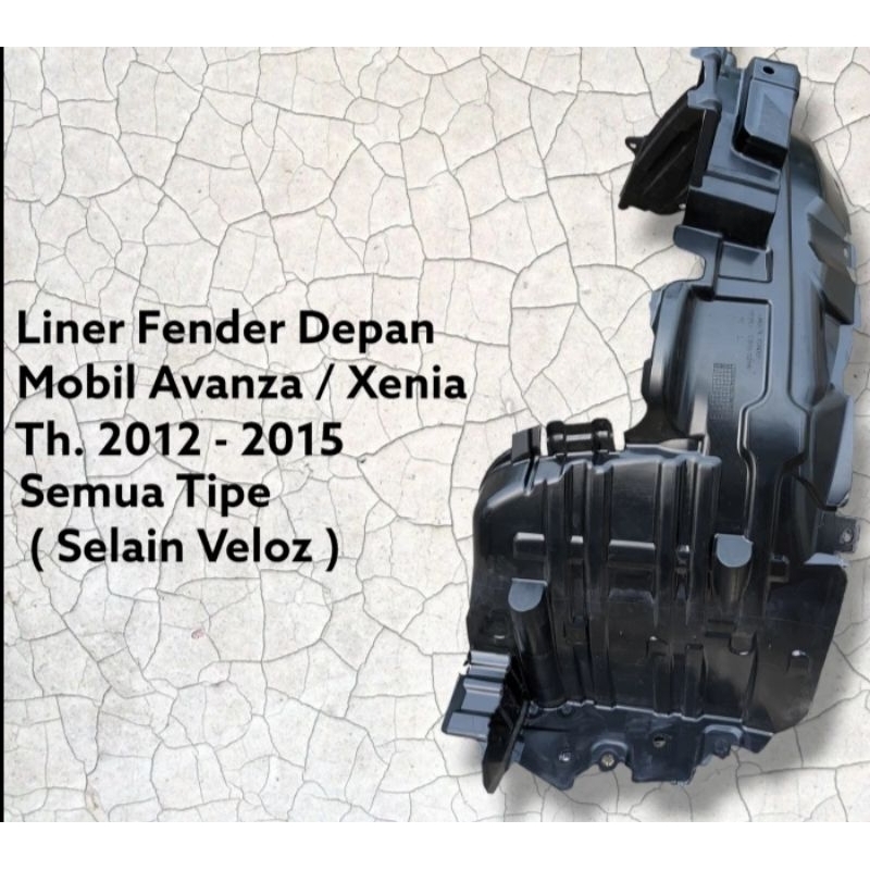 Liner Fender Avanza 2012 2013 2014 2015 | Original