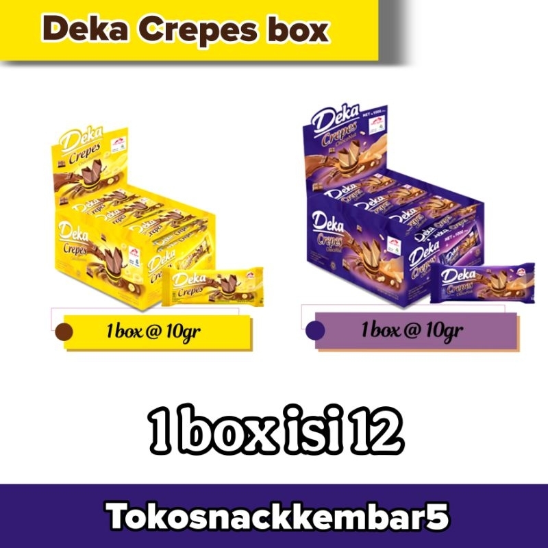 

Deka Crepes Box Banana & Peanut isi 12