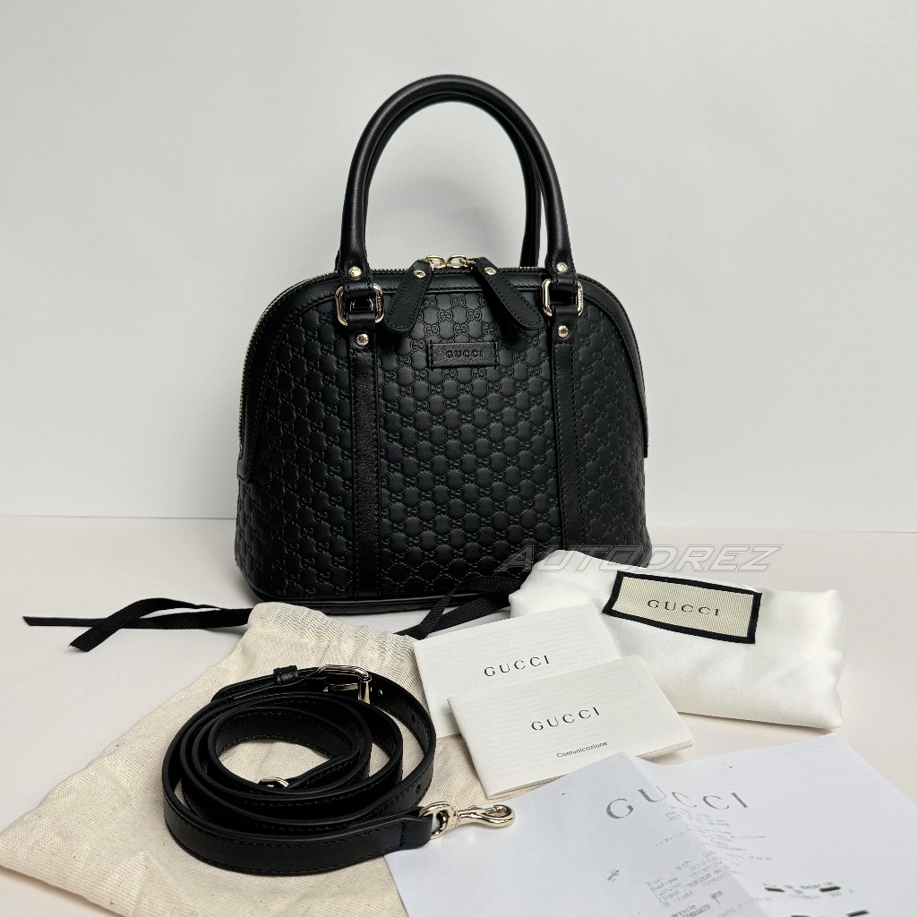 GUCCI Microguccissima Guccisima Small GG Dome Alma Ori Tas Handbag Crossbody