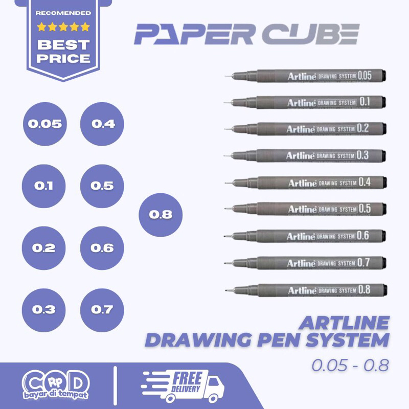 

ARTLINE | 0.05-0.8 DRAWING PEN SYSTEM
