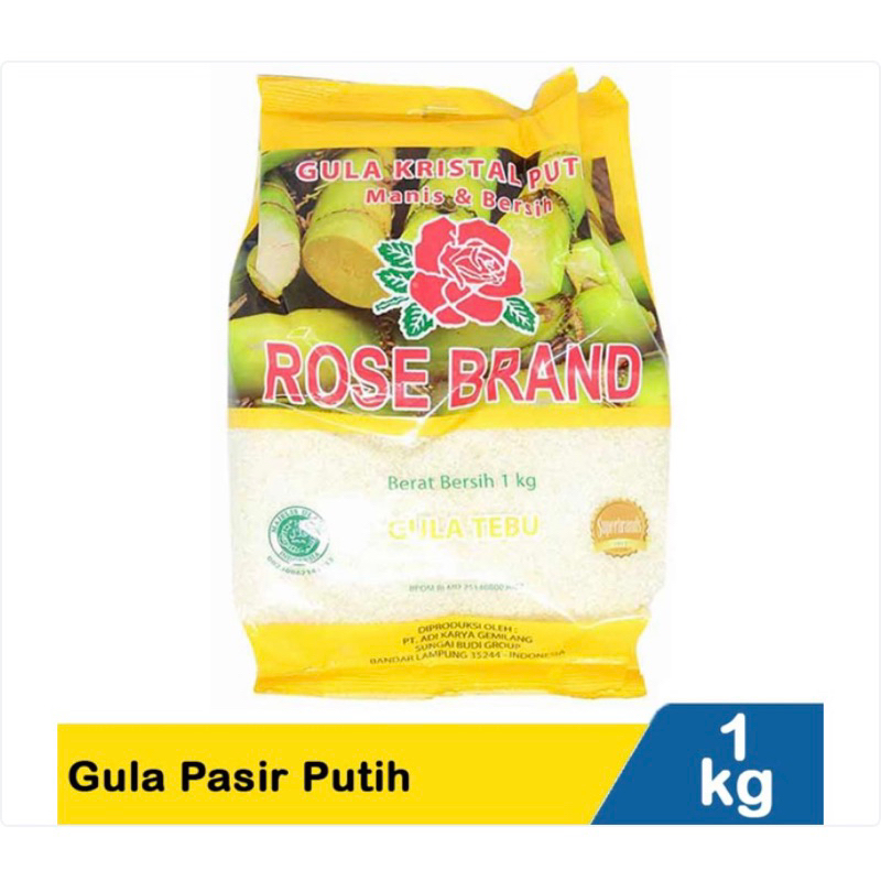 

Rose Brand Gula Pasir 1 Kg