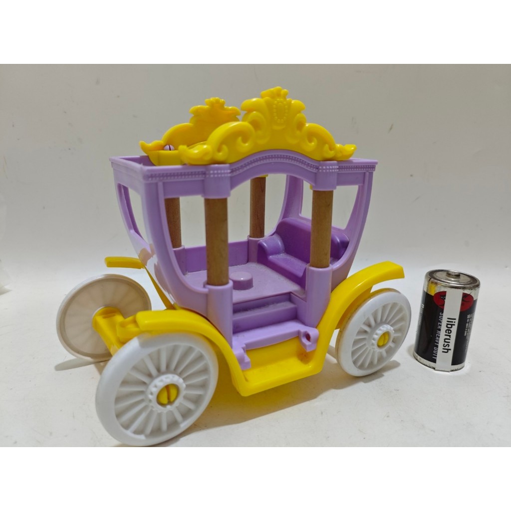 learning curve wooden play town cinderella train playset mega bloks