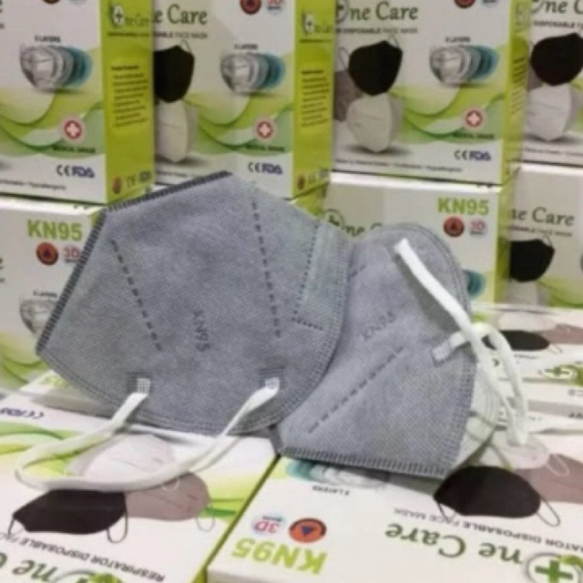 Masker KN95 Pack Isi 10 Warna Abu - Abu
