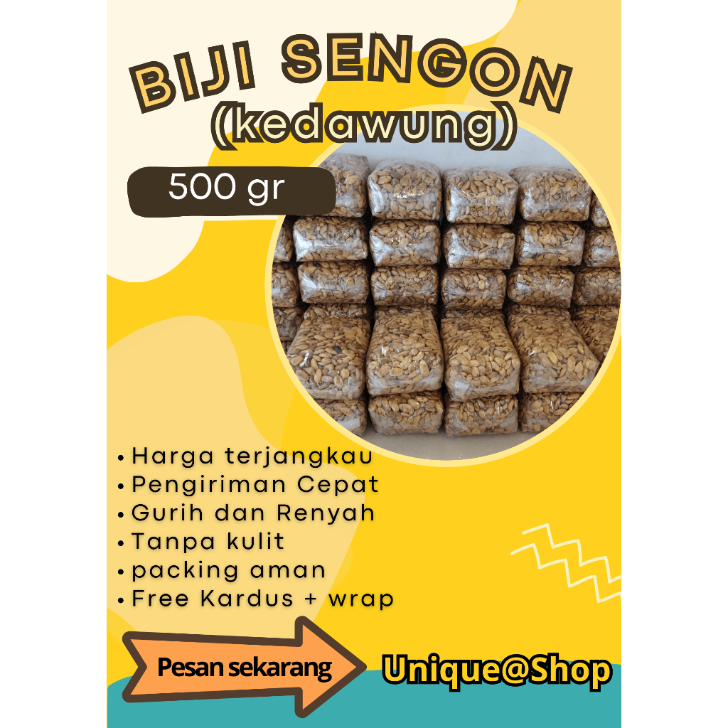 

KACANG SENGON (1/2 kg) / BIJI KEDAWUNG / KUALITAS SUPER SIAP MAKAN