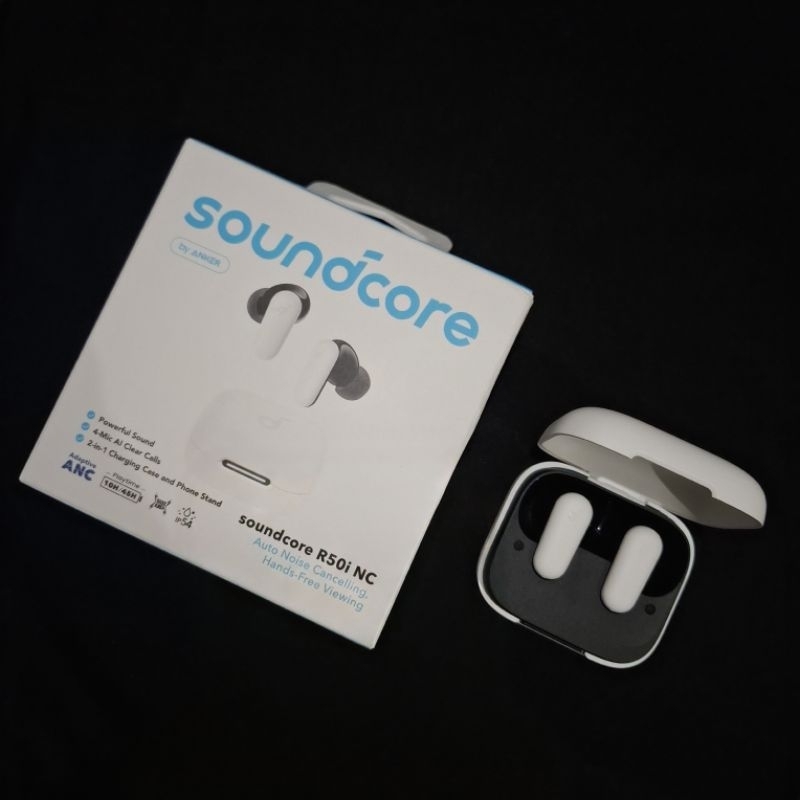 [PRELOVED] Soundcore Anker R50i NC Earbuds Adaptive Noise Canceling Headset Earphone