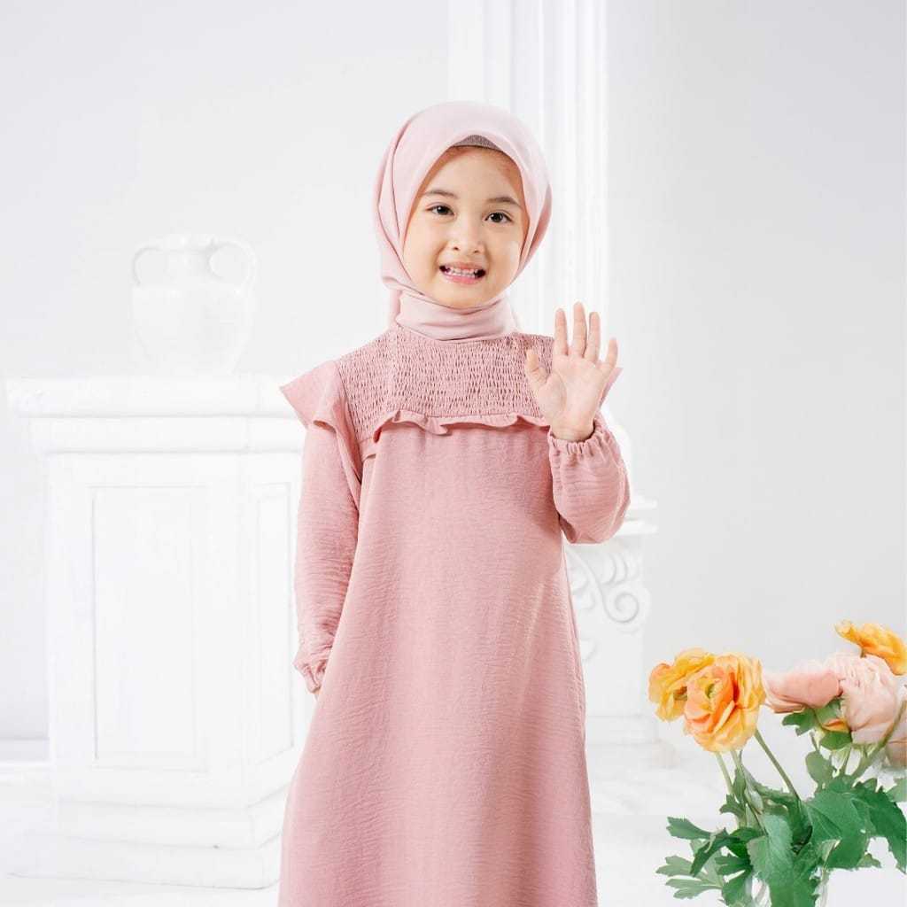 Zoya BUGENVIL Dress Girl - Gamis Muslimah Anak perempuan