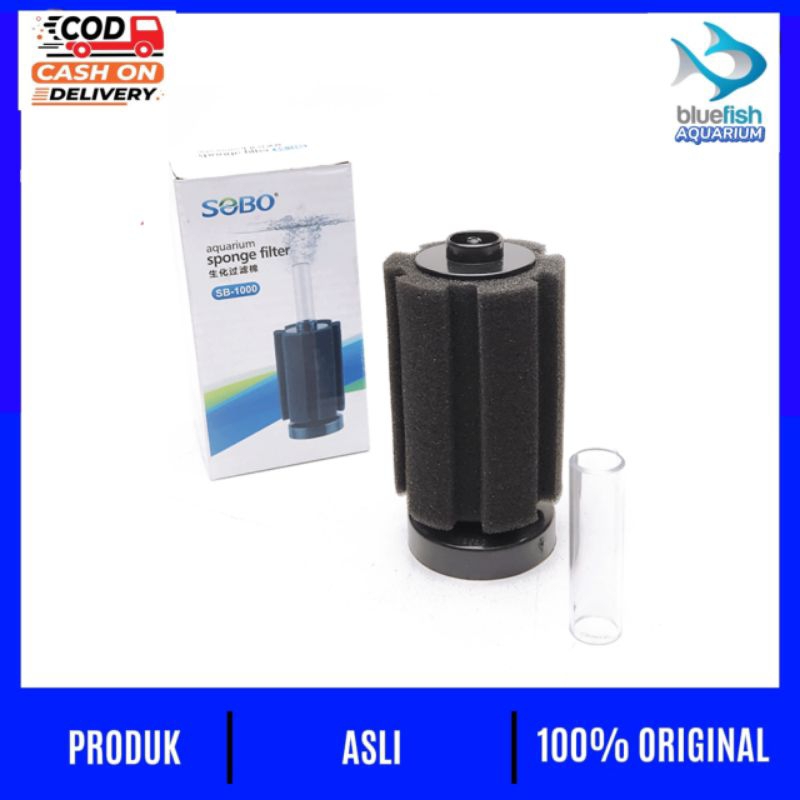 Busa Spons FIlter Biofoam Aquarium SOBO SB 1000 Paket Aerator