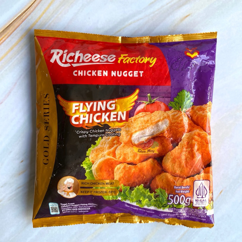 

Richeese Factory Flying Chicken Nugget 500gr