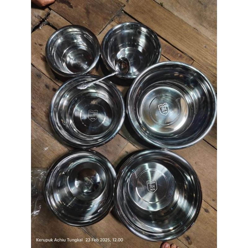 baskom stainless steel 304 / baskom stainless steel import 304 / baskom stainless steel import tebal