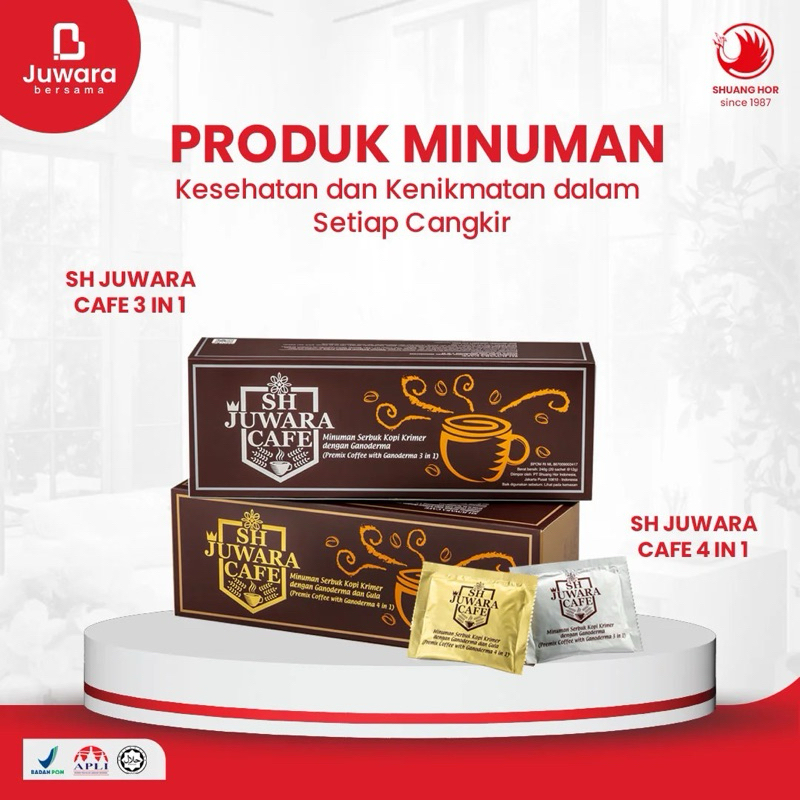 

Kopi SH Juwara Cafe - Kopi dengan Ganoderma / Lingzi - Original 100%