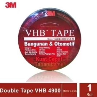 

Double Tape 3M VHB 24mmx4,5m Original Bangunan Dan Otomotif