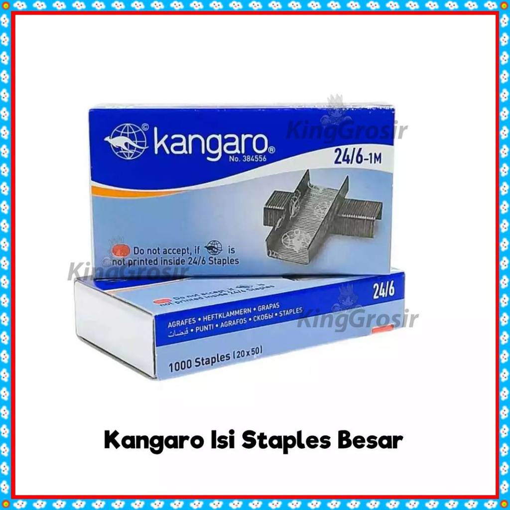 

Kangaro Isi Staples Besar / Staples No. 3 (24/6)