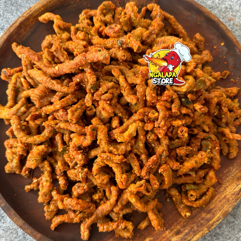 

USUS AYAM CRISPY PEDAS DAUN JERUK | USUS AYAM CRISPY ORIGINAL DAUN JERUK | USUS AYAM CRISPY VIRAL100gr/250gr/500gr/1kg