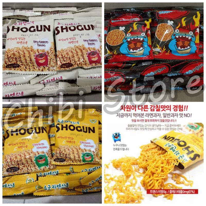 

(HARGA 1 PCS) Mie Shogun Korea/Cemilan Snack Mie Kremes