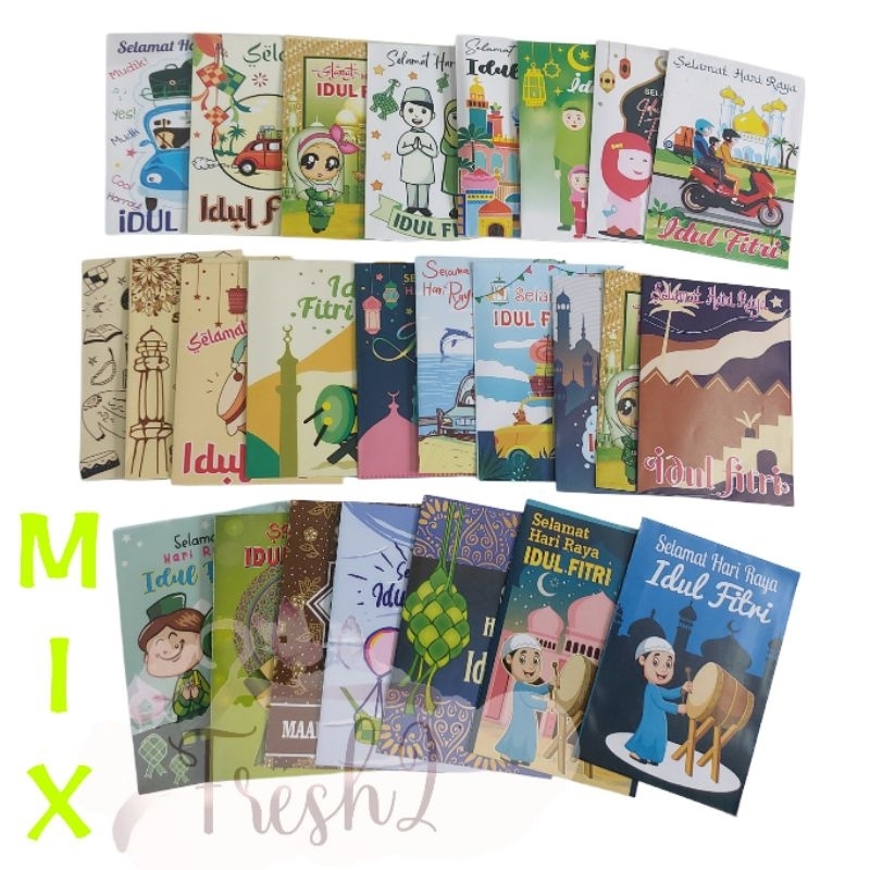 

mix 10 motif angpao idul fitri 2025 / amplop lebaran m / amplop lebaran 2025