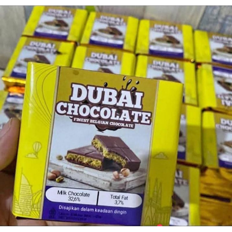 

CHOCOLATE DUBAI MILKY PISTACHIO KUNAFE UKURAN KECIL 130gr