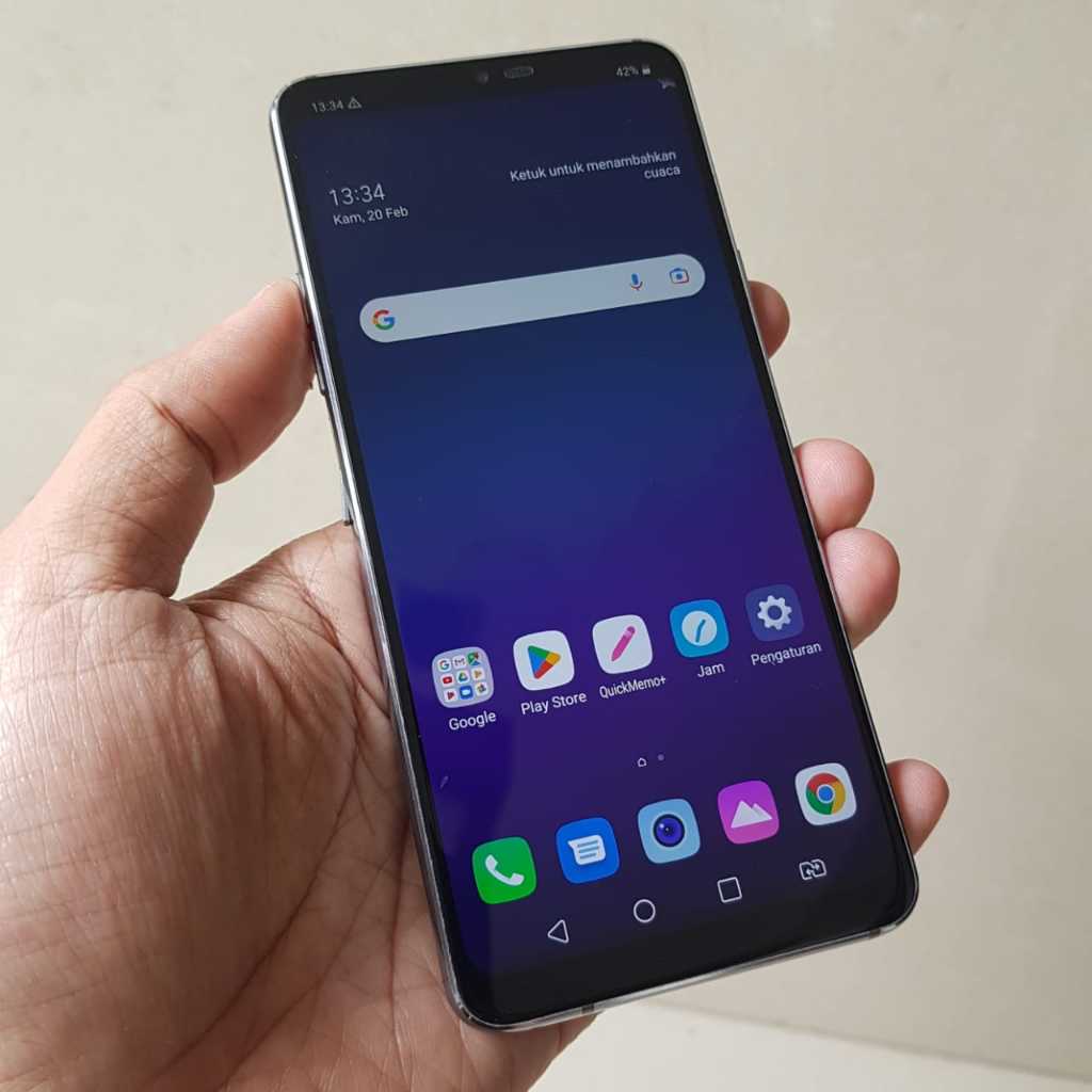 LG G7 Plus ThinQ RAM 6GB ROM 128 GB Dual SIM NFC 4G Ex Garansi Resmi Indo