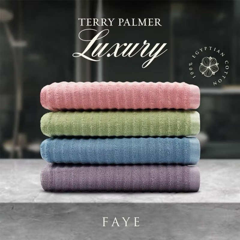 Handuk Terry Palmer Luxury faye 70x140cm 600gsm by terry palmer