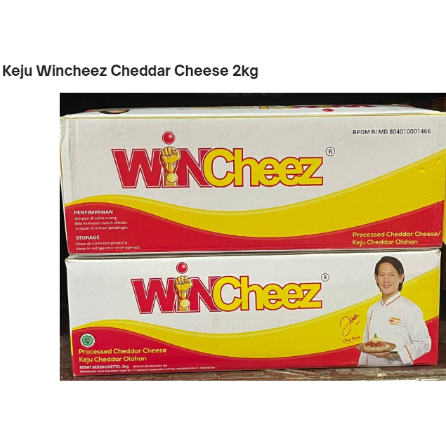 

Keju Wincheez Cheddar Cheese 2kg