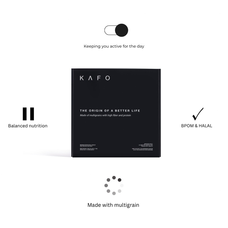 

Multigrain KAFO Superfood High Fiber & Protein