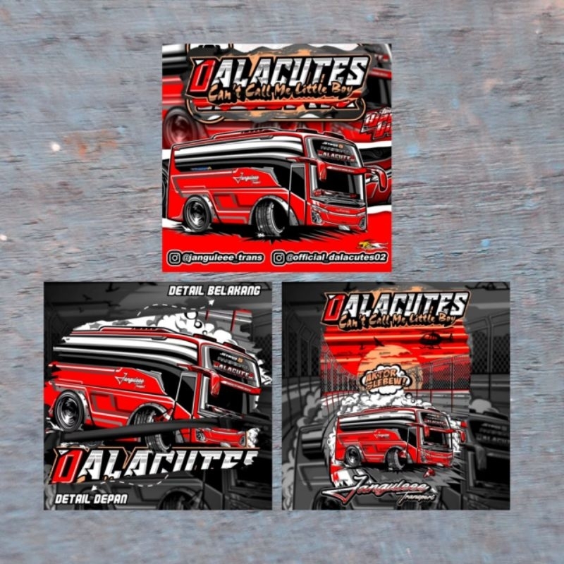 

Stiker bus Jangueee DALACUTES isi 3 stiker Bis bus Jangueee dalacutes original