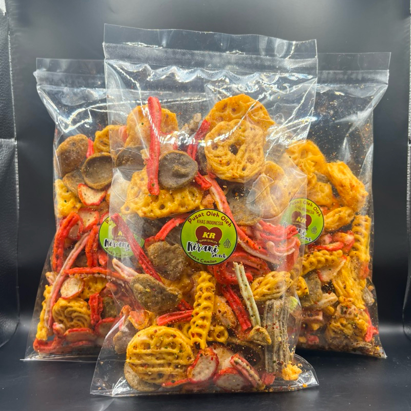 

Kerupuk Seblak Mix Extra Pedas