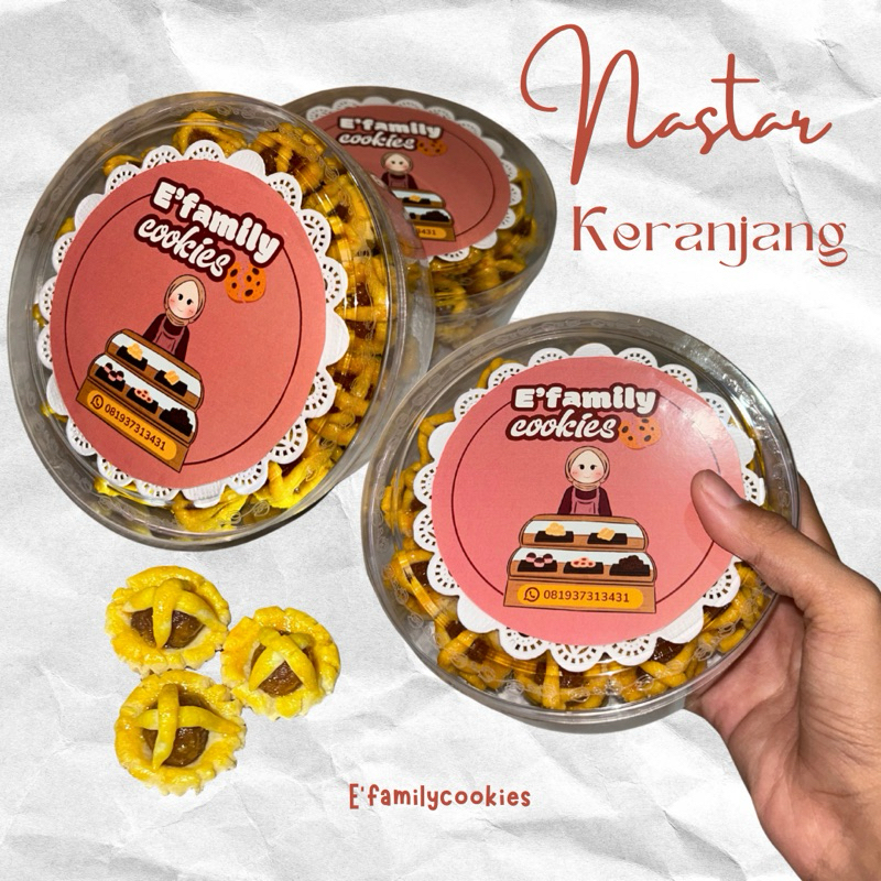 

Nastar Keranjang Premium Full Isi Selai Nanas