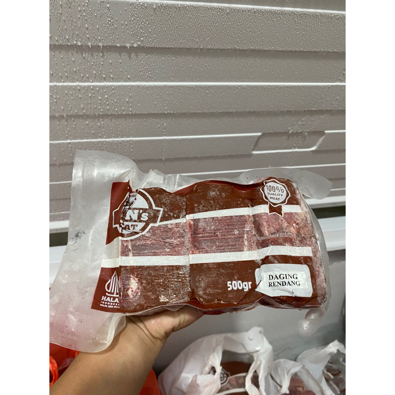 

Daging Rendang Potong Beku 500gr - Rafkafrozenfood