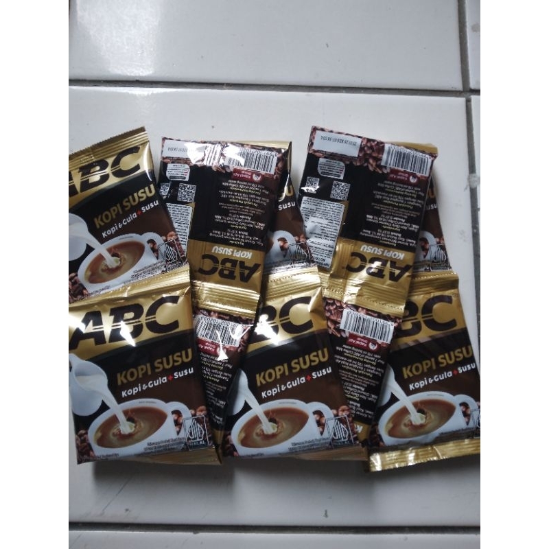 

ABC Kopi Susu Kemasan 1 Renceng isi 10 Sachet