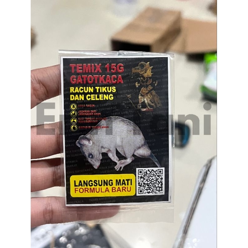 TEMIX obat racun tikus celeng dan babi hutan