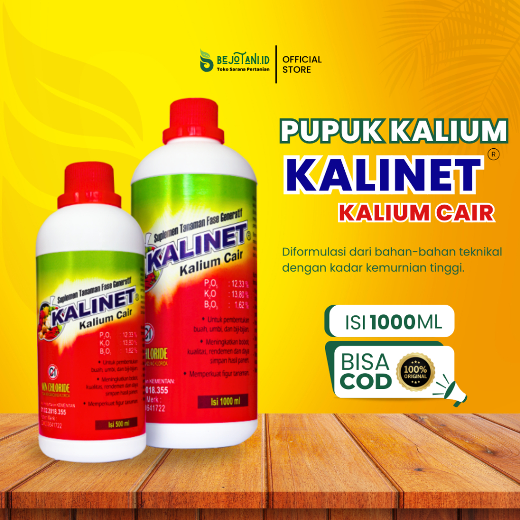 KALINET 1000ml Original – Pupuk Kalium & Boron Cair untuk Meningkatkan Kualitas dan Hasil Panen