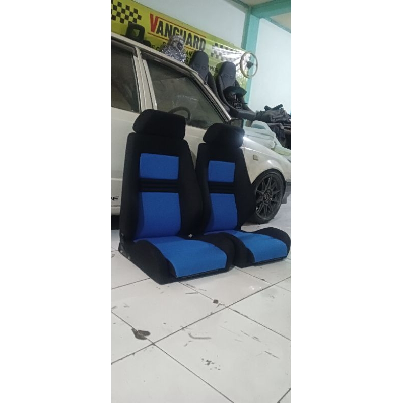 jok mobil rep recaro jok racing bahan karung