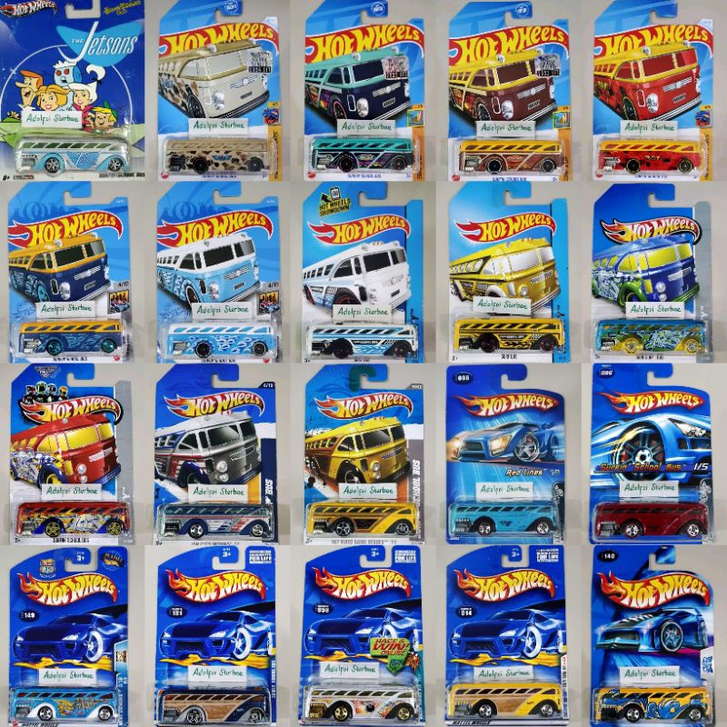 hotwheels hot wheels surf's surfs surf up surfin' school bus s'cool hw metro city video game heroes 