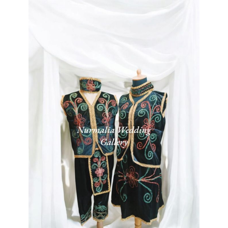 BAJU ADAT DAYAK / SET BAJU ADAT DAYAK / BAJU ADAT DAYAK MIX BORDIR / BAJU ADAT DAYAK BLUDRU TERMURAH