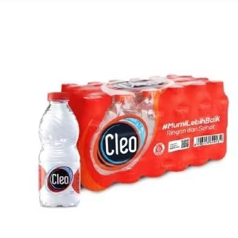 

CLEO mini botol 220ml 1 pack isi 24pcs