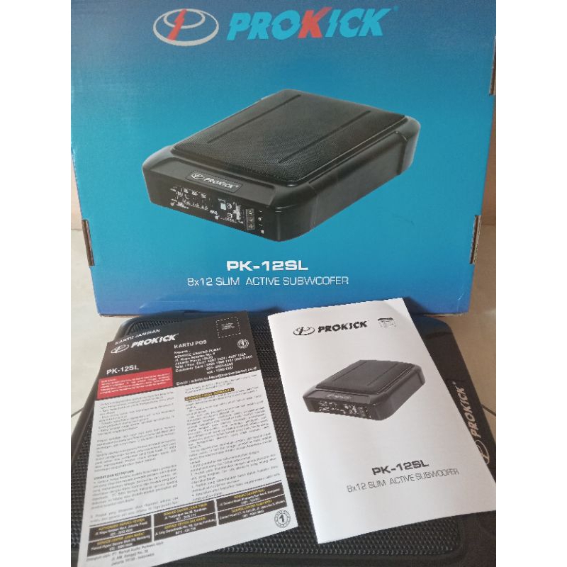 BASSTUBE TIPIS BASSTUBE KOLONG Prokick PK-12SL aktif kolong new tipe 8X12 SLIM ORIGINAL